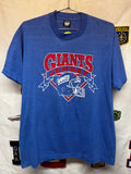 Vintage New York Jersey Giants Helmet NFL Football Blue 80's T-Shirt: XL
