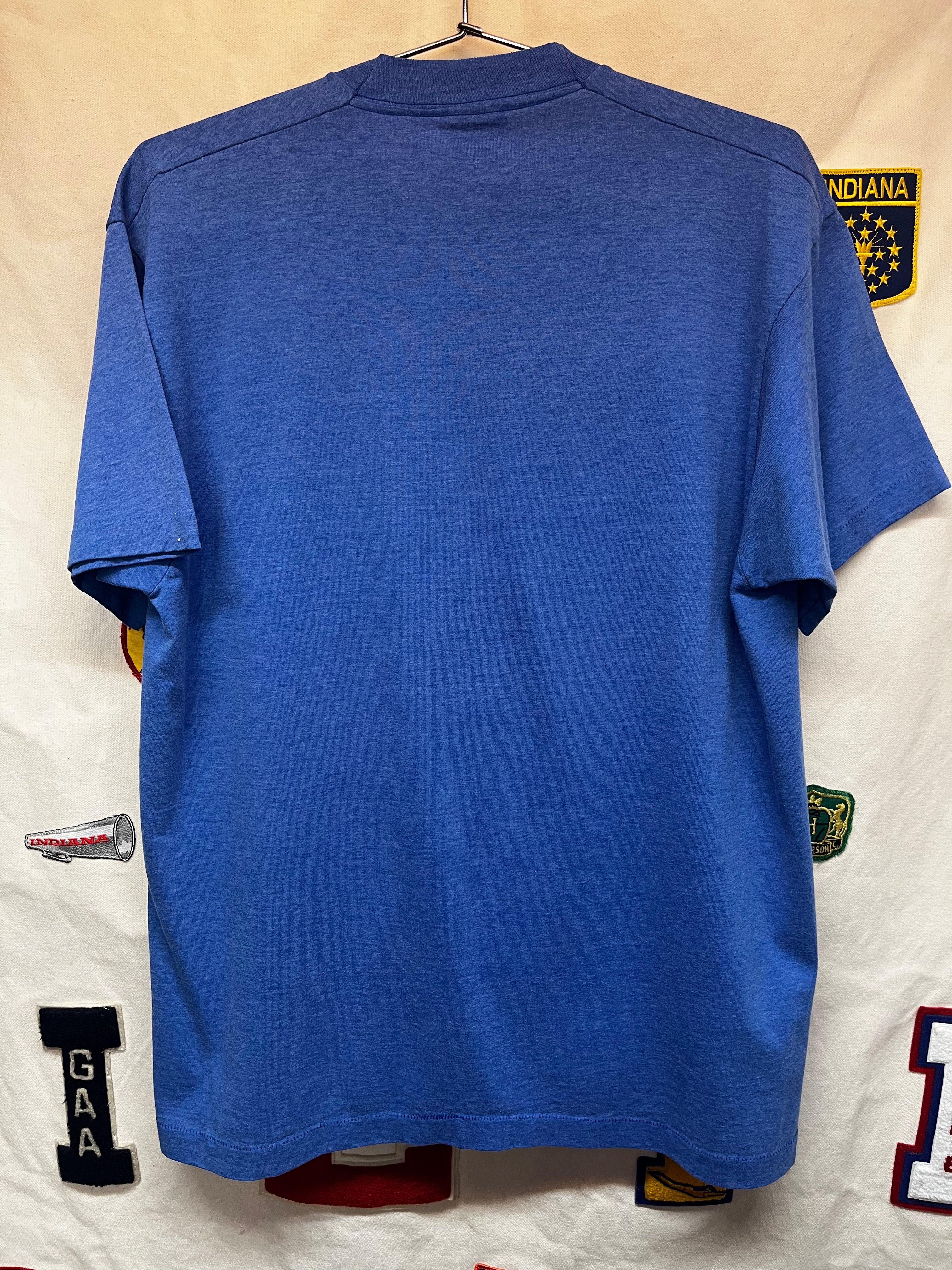 Vintage New York Jersey Giants Helmet NFL Football Blue 80's T-Shirt: XL