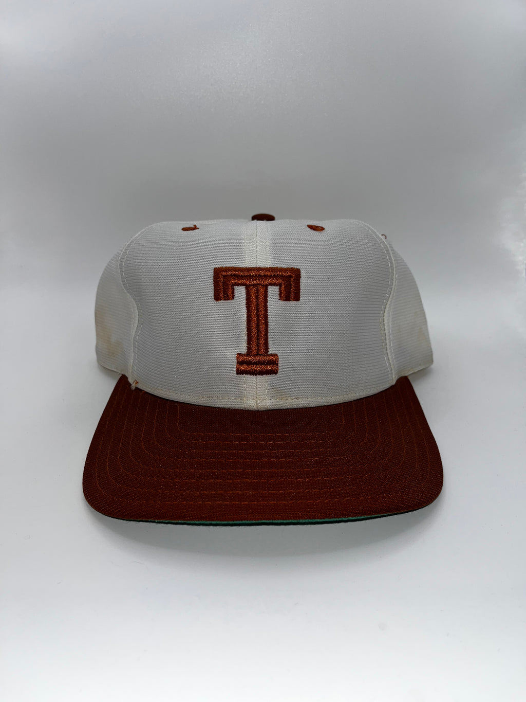 Vintage University of Texas UT Longhorns Baseball 80's New Era Fitted Hat: 7 3/8