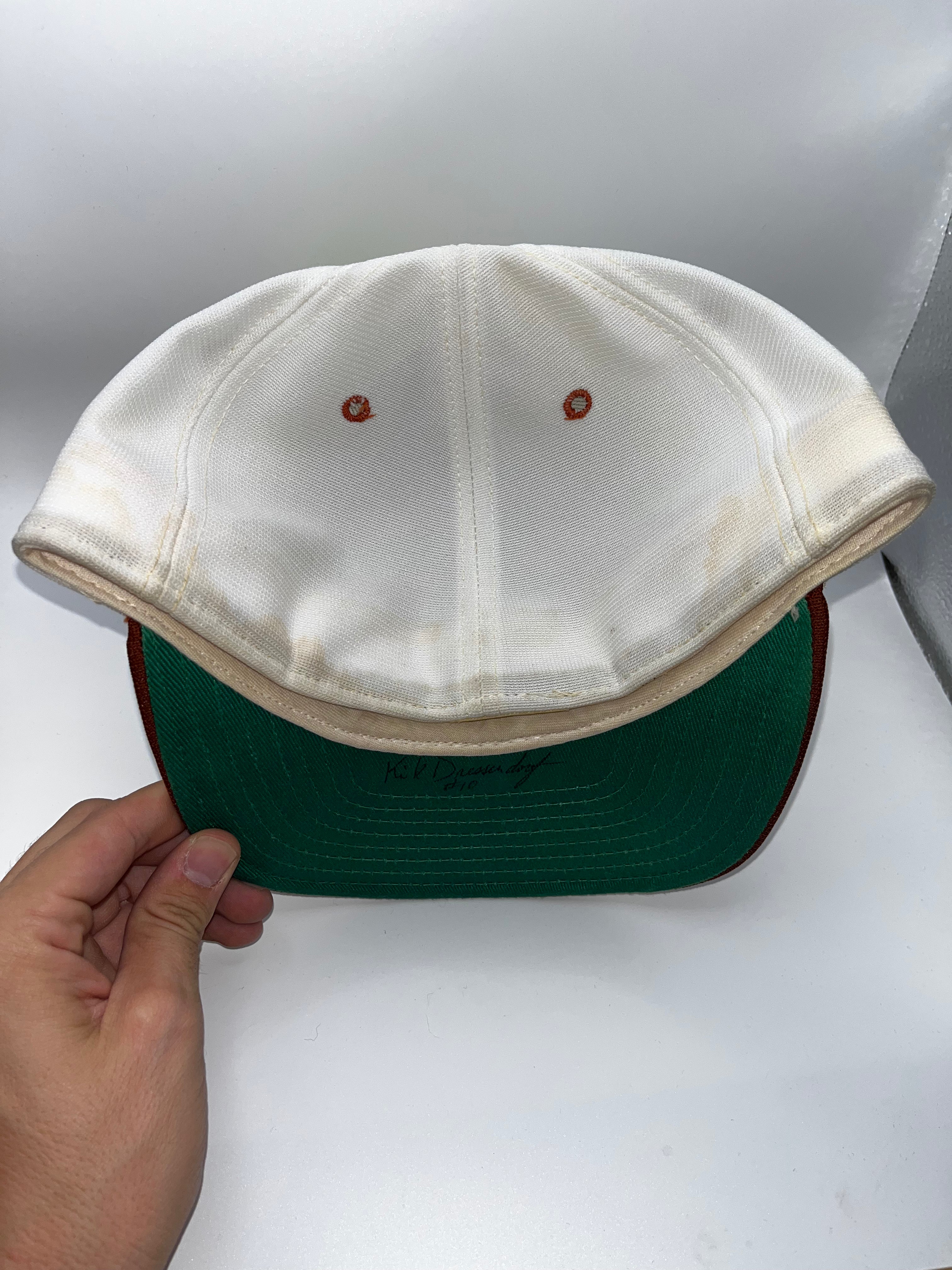 Vintage University of Texas UT Longhorns Baseball 80's New Era Fitted Hat: 7 3/8