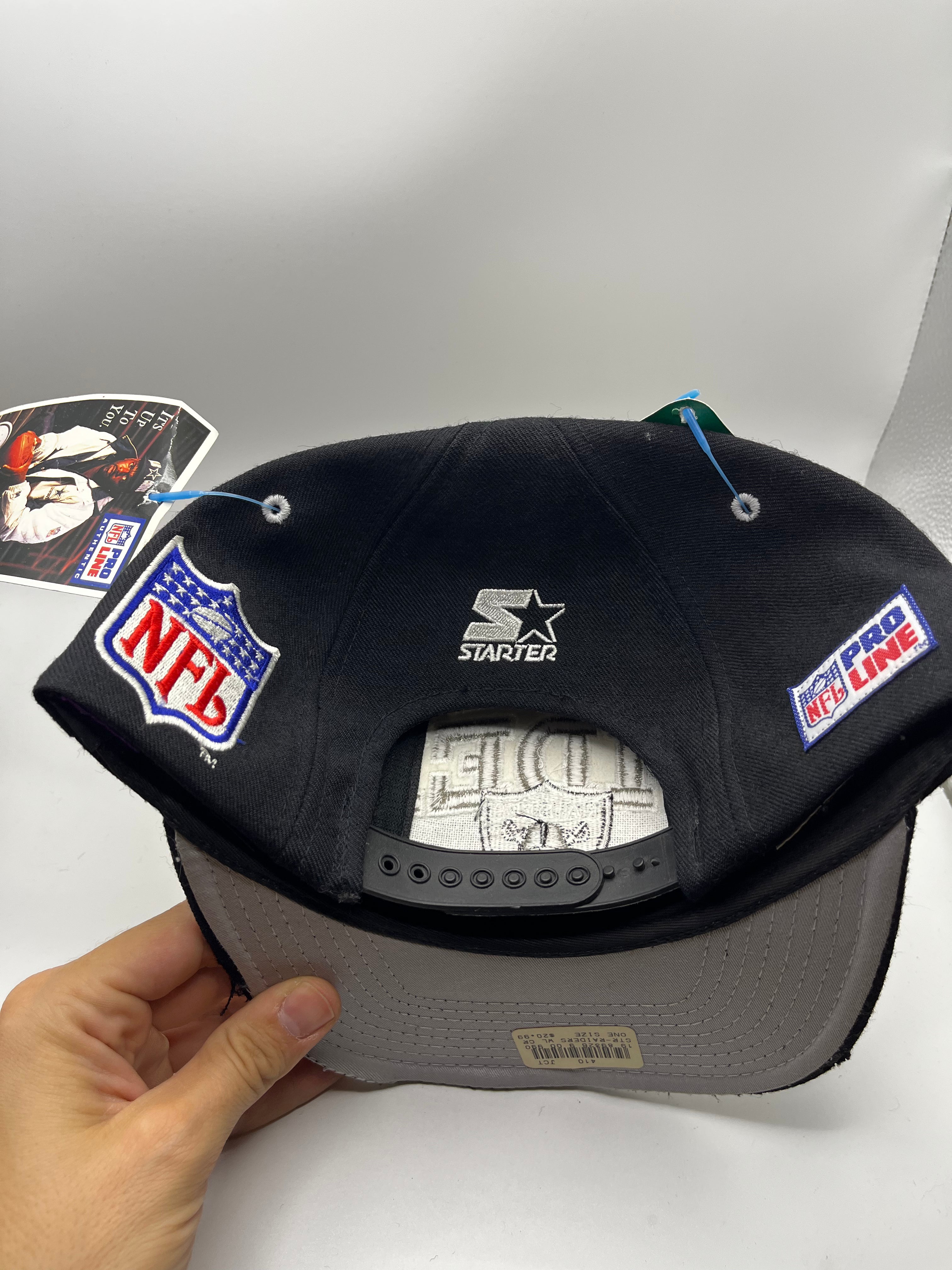 Vintage Los Angeles LA Raiders Starter Tri Power Pro Line Wool NWT Snapback Hat