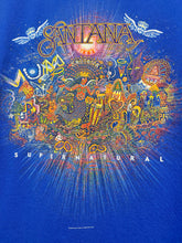 Load image into Gallery viewer, Vintage Santana Supernatural 1999 Blue Concert Tour T-Shirt: XL
