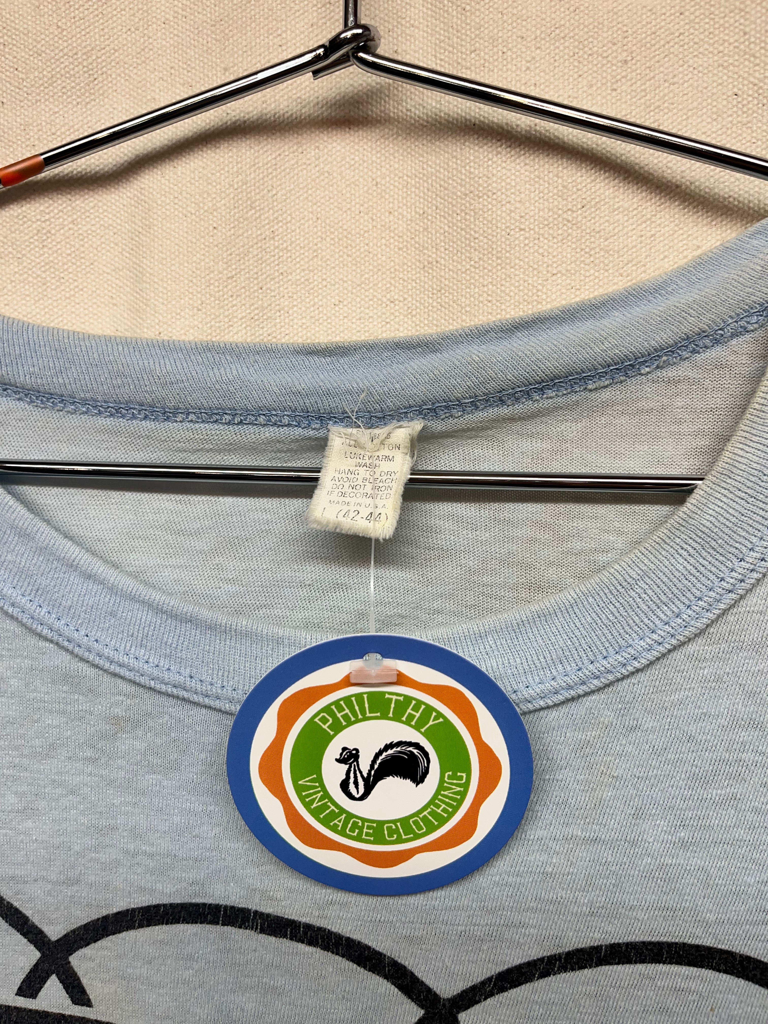 Vintage Attex Inc. 500 Superchief Amphibious All Terrain Vehicle 6x6 70's Light Blue T-Shirt: Large