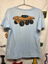 Load image into Gallery viewer, Vintage Attex Inc. 500 Superchief Amphibious All Terrain Vehicle 6x6 70&#39;s Light Blue T-Shirt: Large
