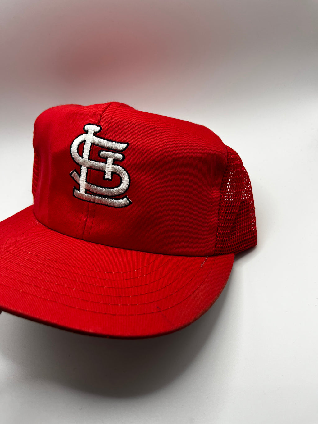 Vintage St.Louis Cardinals STL Logo MLB Mesh Trucker 80's Annco Snapback Hat