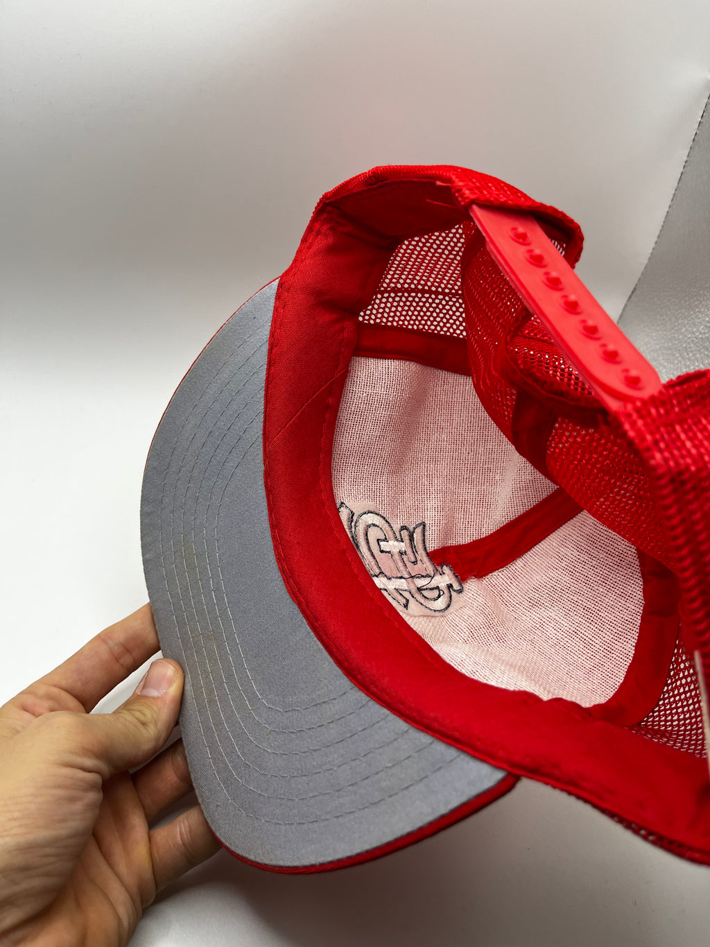 Vintage St.Louis Cardinals STL Logo MLB Mesh Trucker 80's Annco Snapback Hat