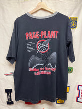 Load image into Gallery viewer, Vintage Jimmy Page Robert Plant Walking into Clarksdale Led Zepplin Tour Ringer T-Shirt: XL
