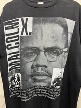 Load image into Gallery viewer, Vintage Malcolm X 90&#39;s Black Pride Anti-Racism Rap Political Bootleg T-Shirt: XL
