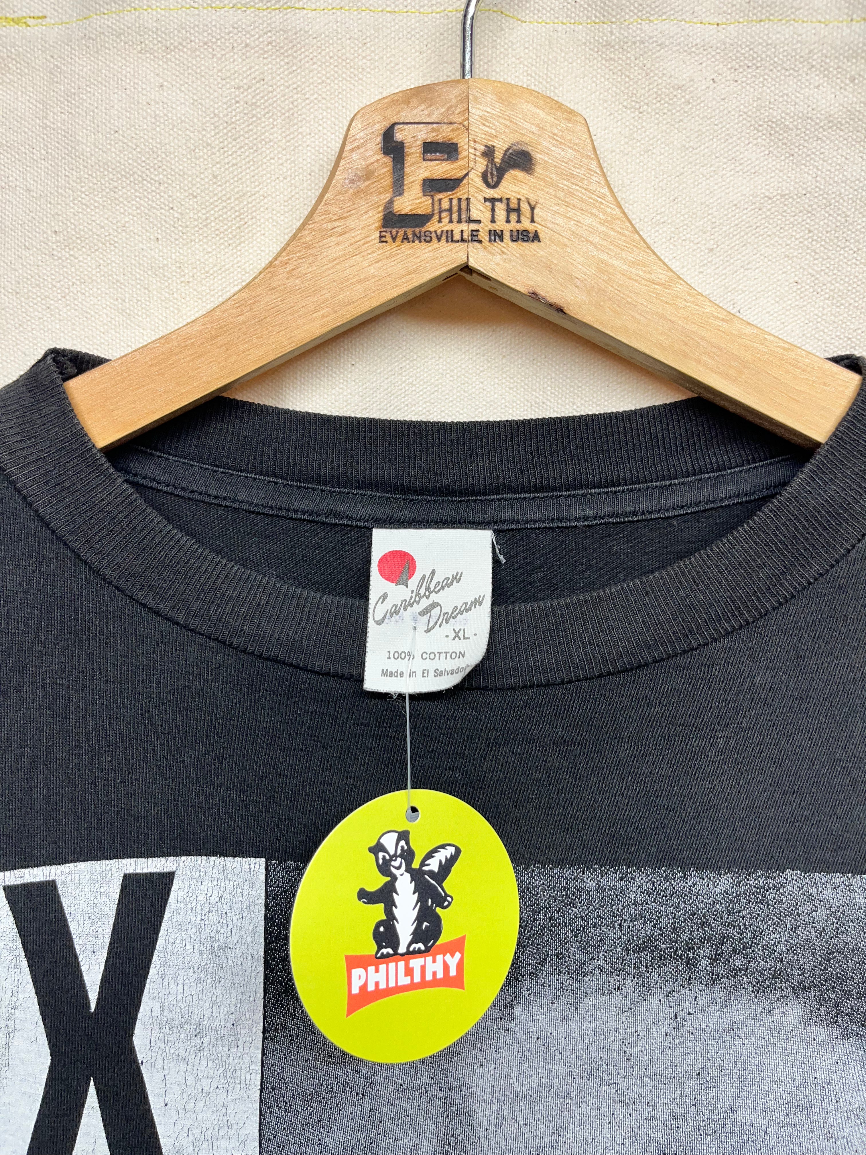 Vintage Malcolm X 90's Black Pride Anti-Racism Rap Political Bootleg T-Shirt: XL