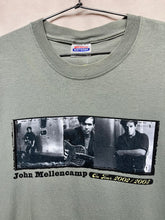 Load image into Gallery viewer, Vintage John Mellencamp On Tour 2002 2003 Concert Green T-Shirt: XL
