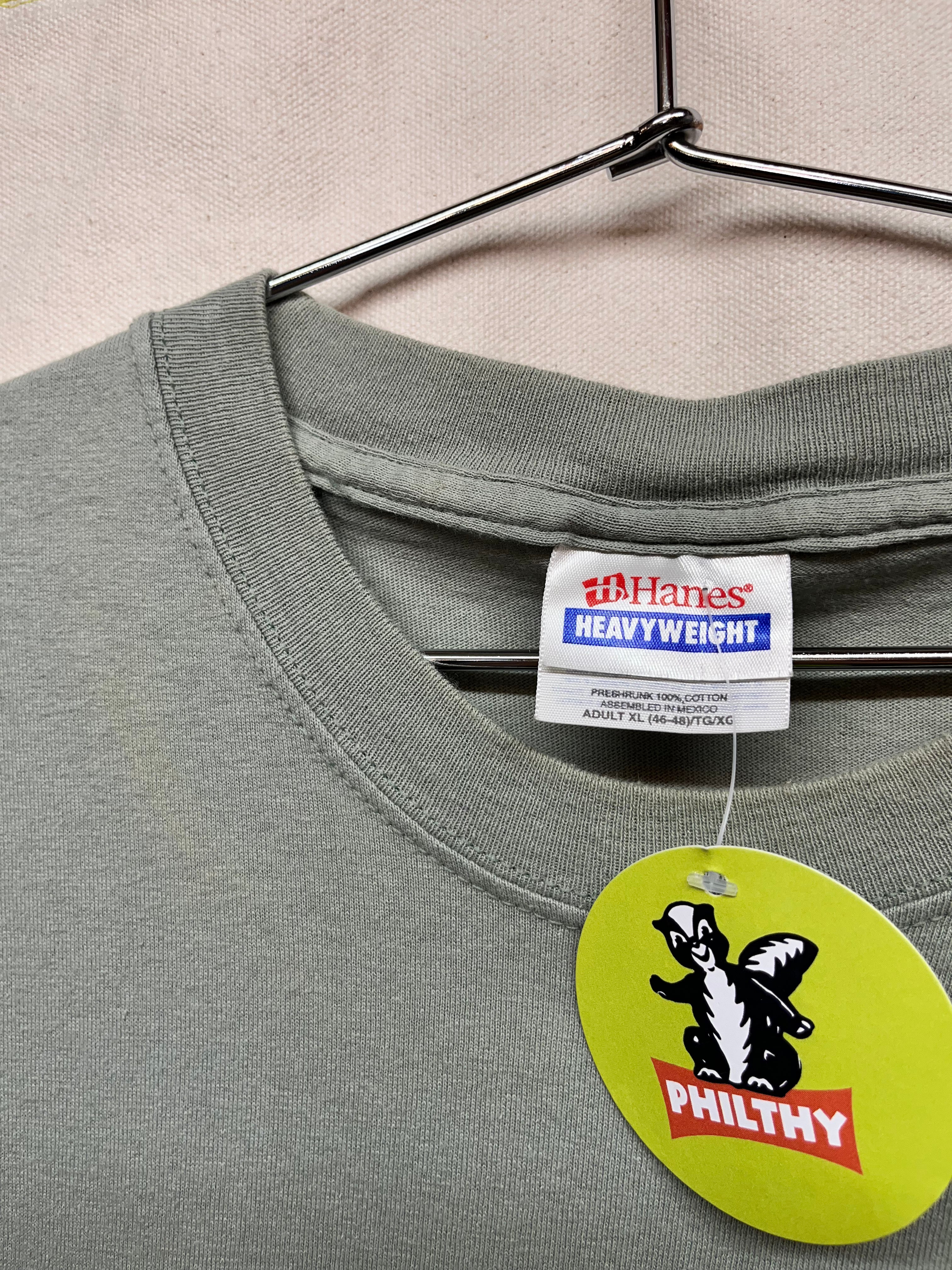 Vintage John Mellencamp On Tour 2002 2003 Concert Green T-Shirt: XL