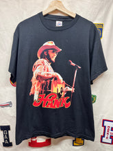Load image into Gallery viewer, Vintage Hank Williams Jr. Whiskey Bent and Hellbound 2006 Black Concert T-Shirt: Large
