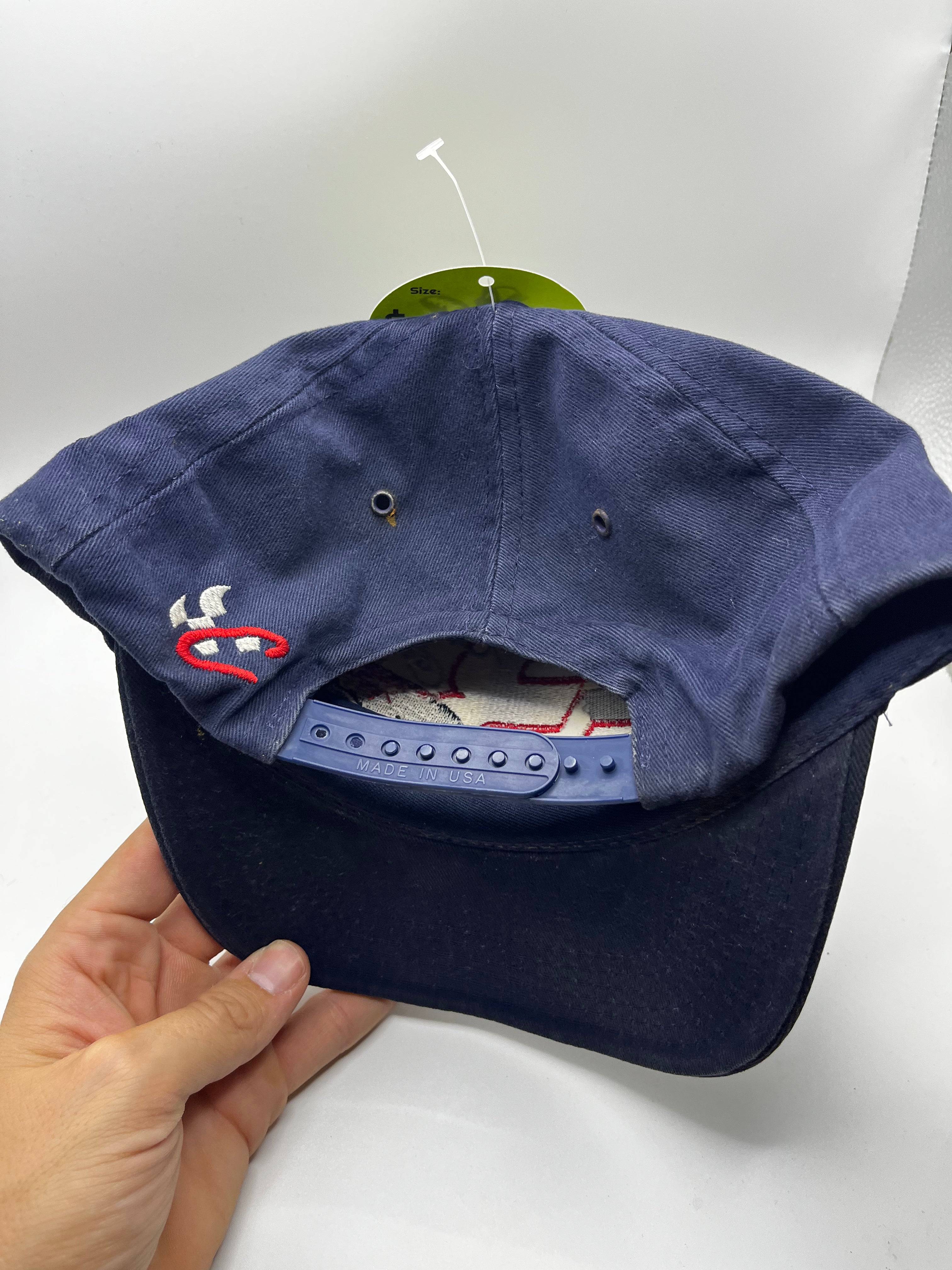 Vintage Dale Earnhardt Senior 3 NASCAR Racing Navy Chase Snapback Hat