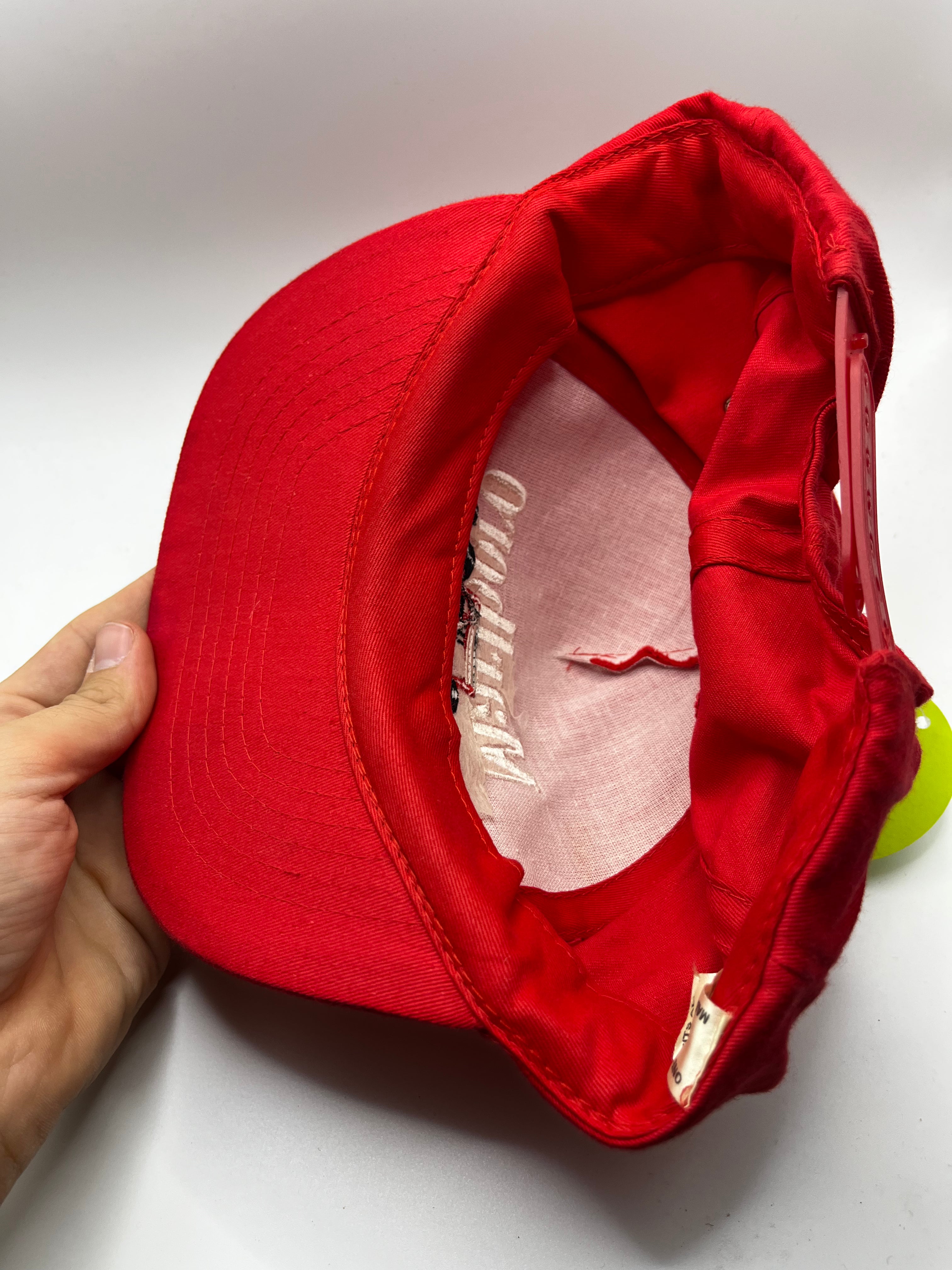Vintage Marlboro F1 Racing Team 1992 Red Cigarette Advertising Snapback Hat