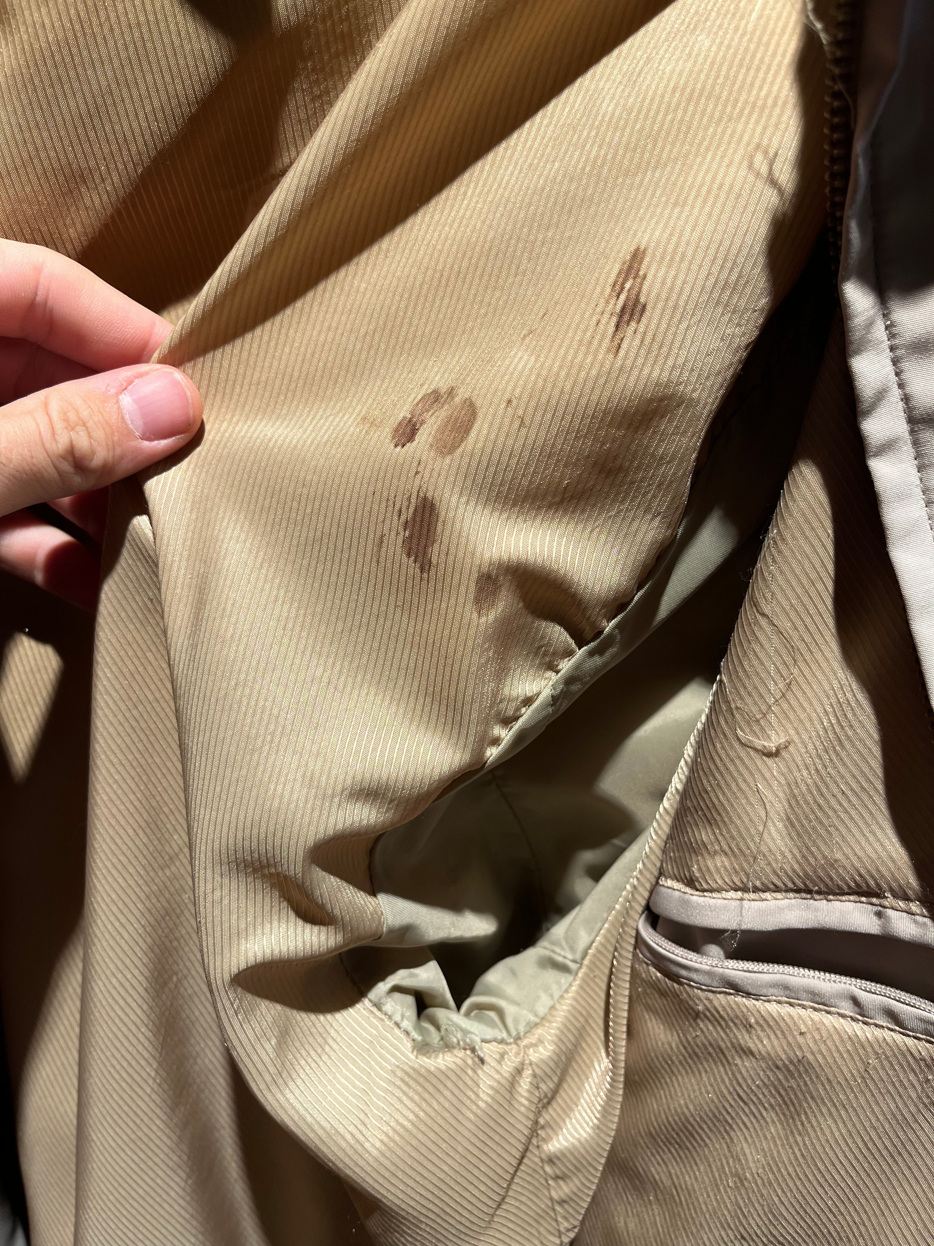 Vintage iMax Think Big Promo Nylon Tan Harrington Jacket: Large