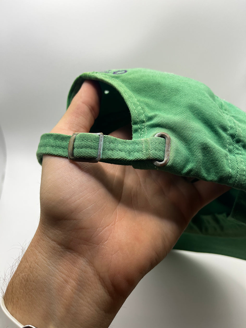Vintage Polo Ralph Lauren Horse Kelly Green Strapback Hat