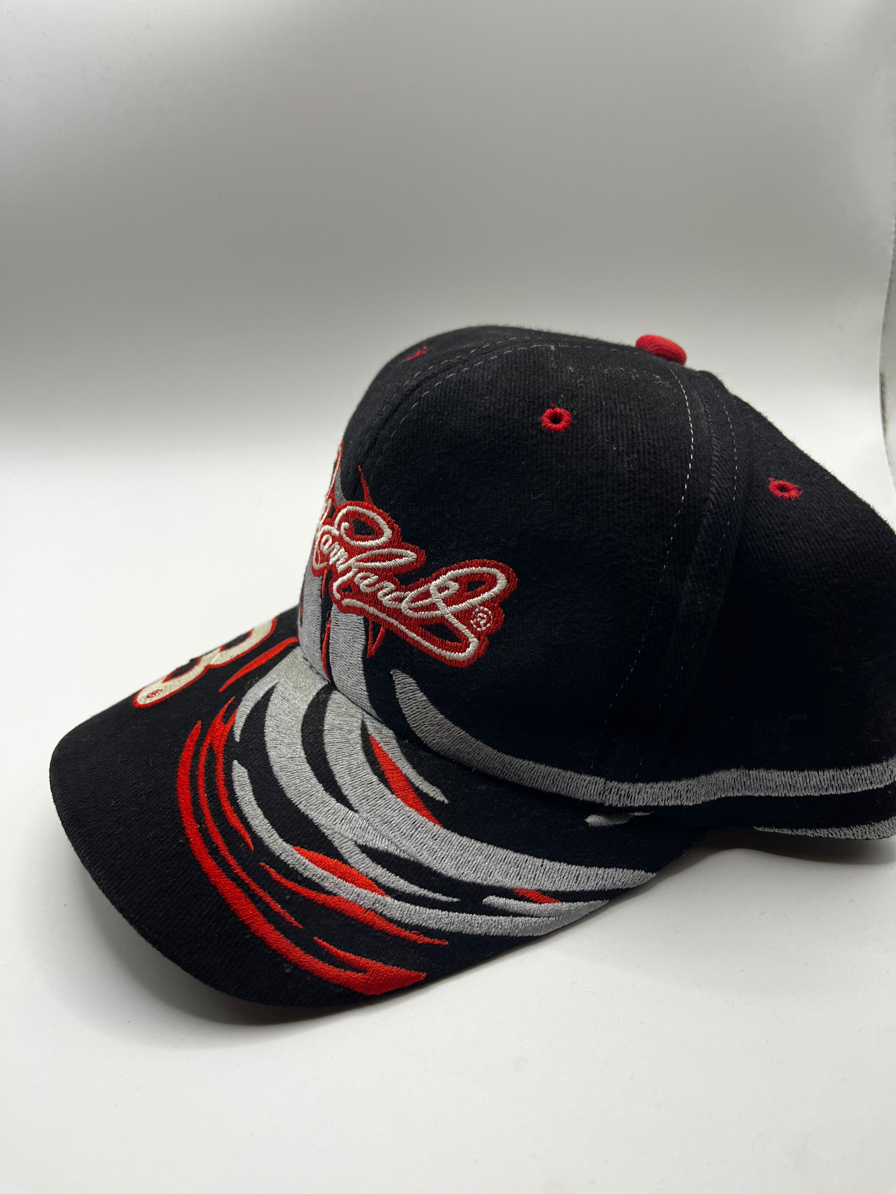 Vintage Dale Earnhardt Sr. 3 Embroidered 90's Black NASCAR Snapback Hat