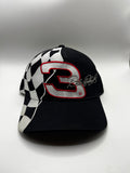 Vintage Dale Earnhardt Sr. 3 Checkered Flag Chase Black NASCAR Snapback Hat
