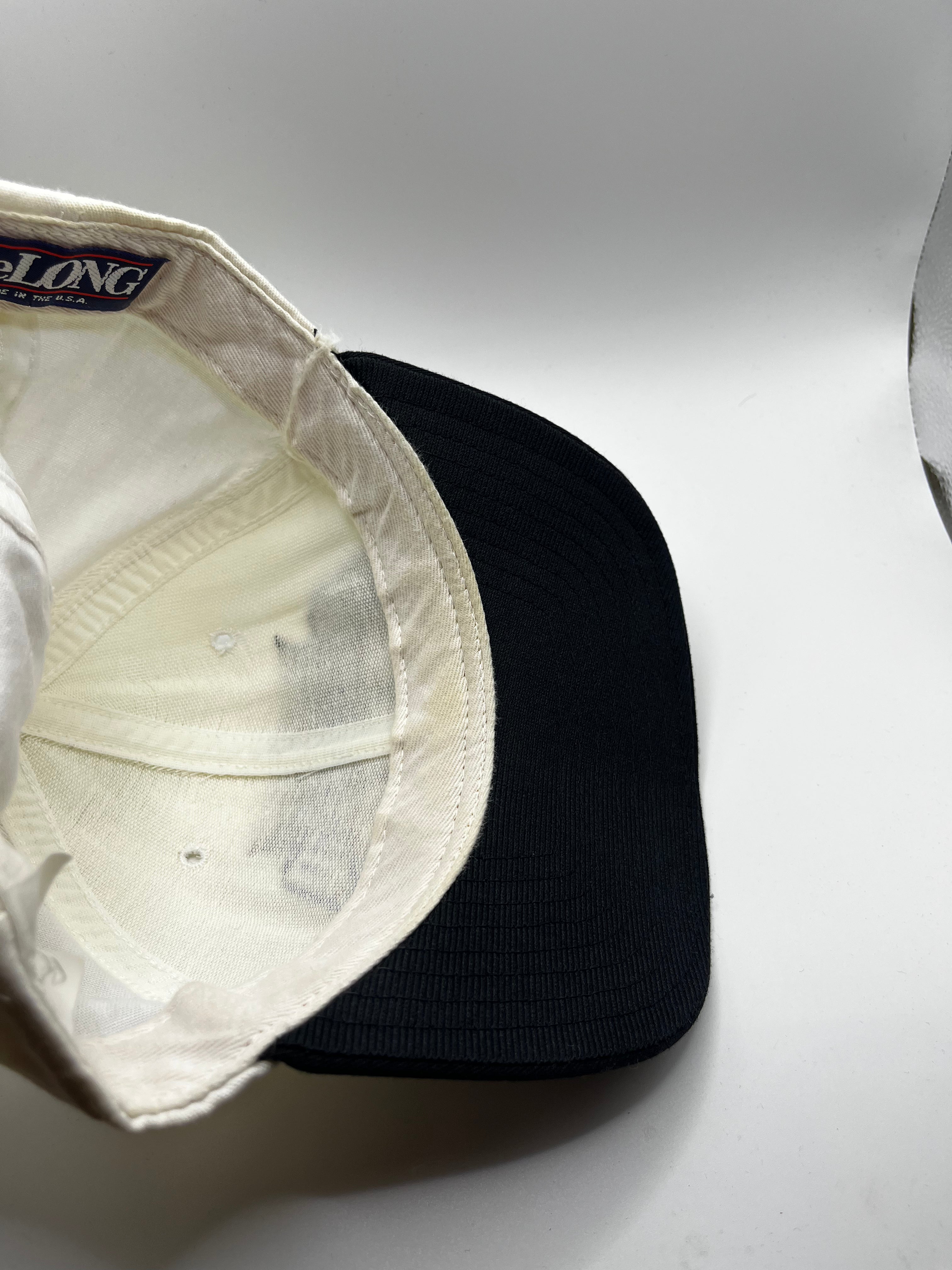 Vintage Brickyard 400 1997 Indianapolis White Delong NASCAR Race Snapback Hat