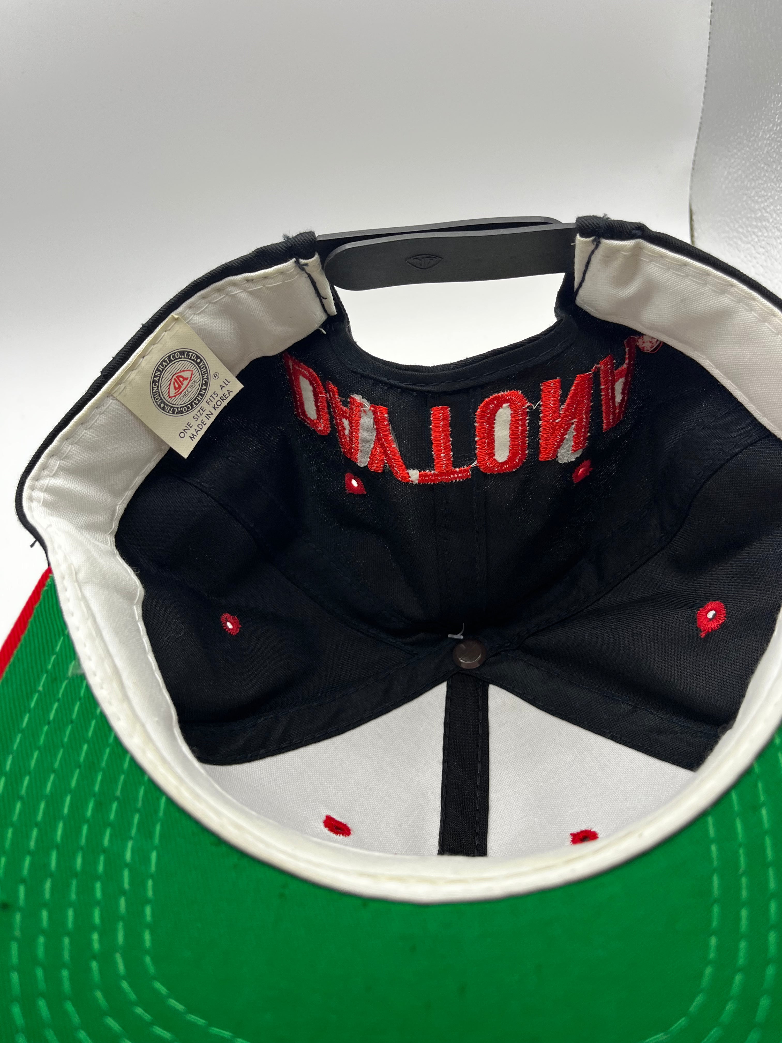 Vintage Daytona International Speedway 94 Black Red NASCAR Race Snapback Hat