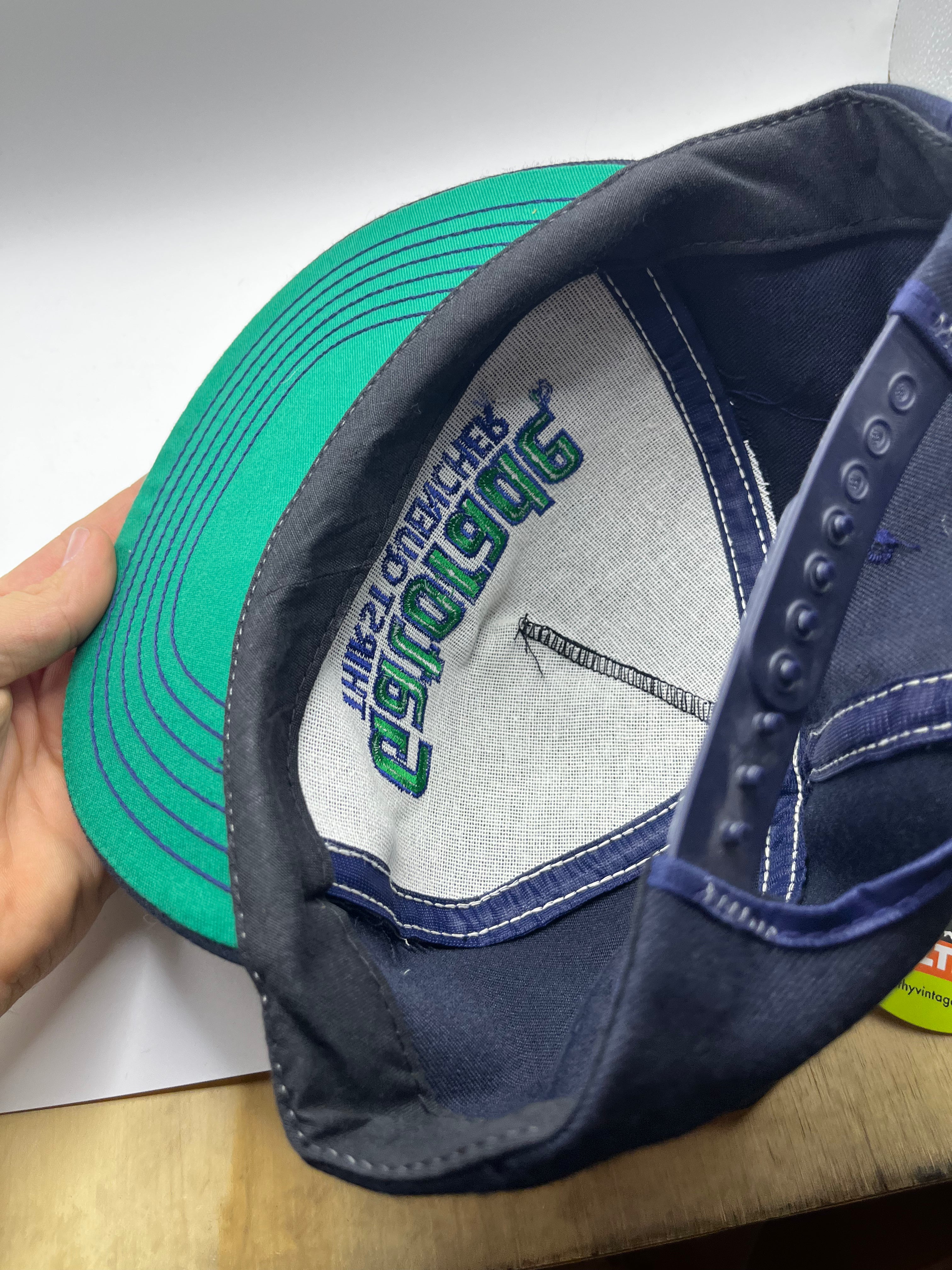 Vintage Gatorade Thirst Quencher Drink Promo 90's Navy Snapback Hat