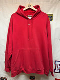 Vintage Nike Center Swoosh Y2K Mexico Red Hoodie Sweatshirt: XL