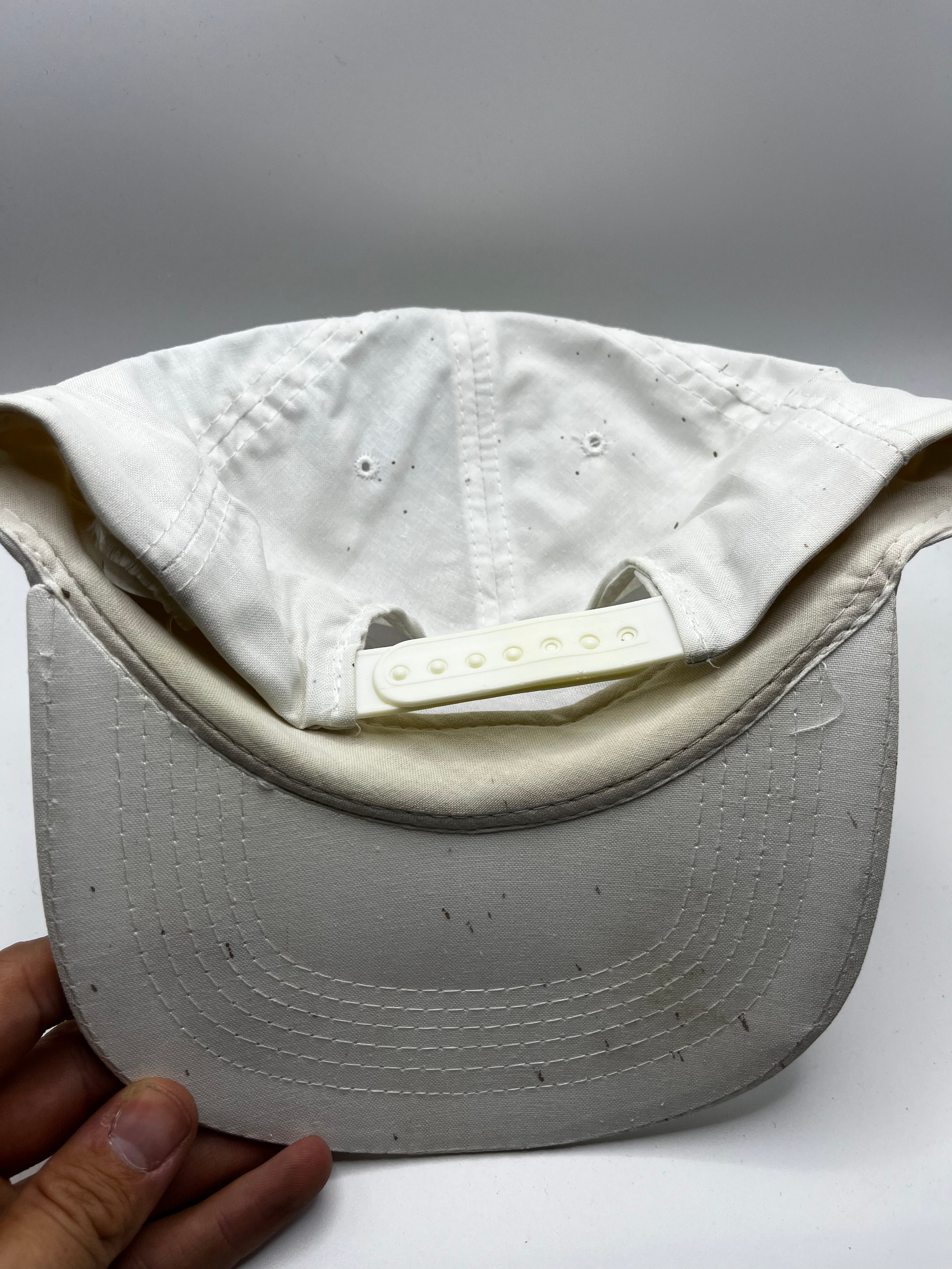 Vintage Tobacco Free and Proud White 90's No Smoking Snapback Hat
