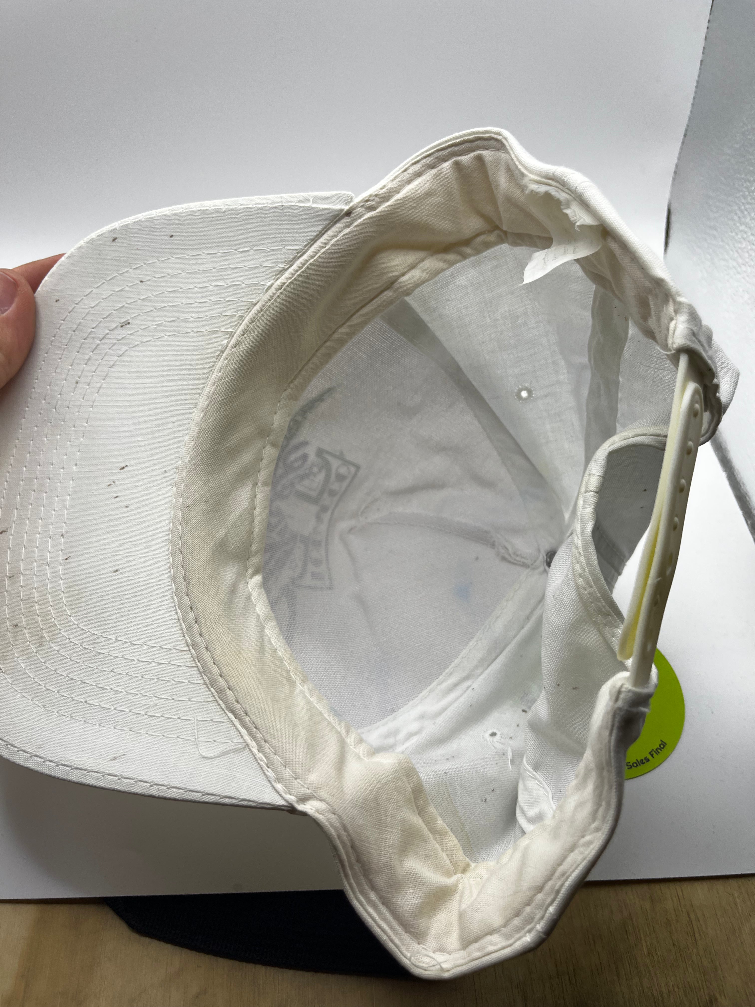 Vintage Tobacco Free and Proud White 90's No Smoking Snapback Hat