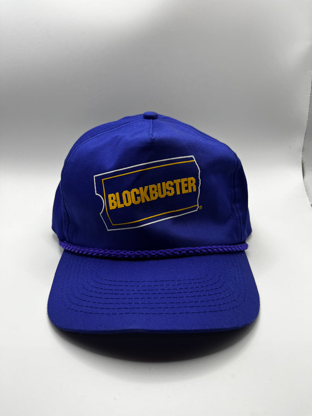 Vintage Blockbuster Movie Store Promo 90's Rope Snapback Hat