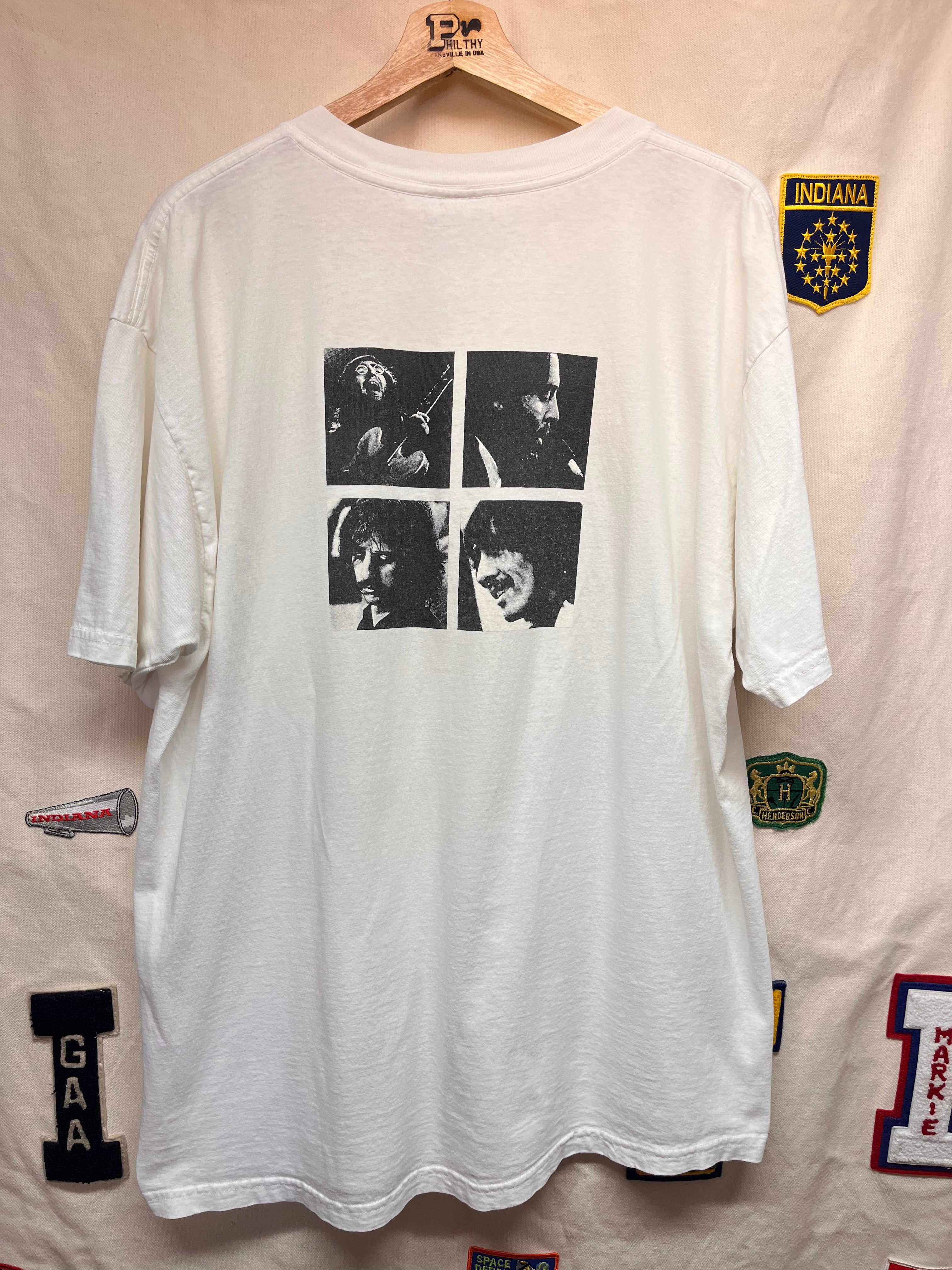 Vintage The Beatles Let It Be 1992 Promo Gildan White T-Shirt: XL