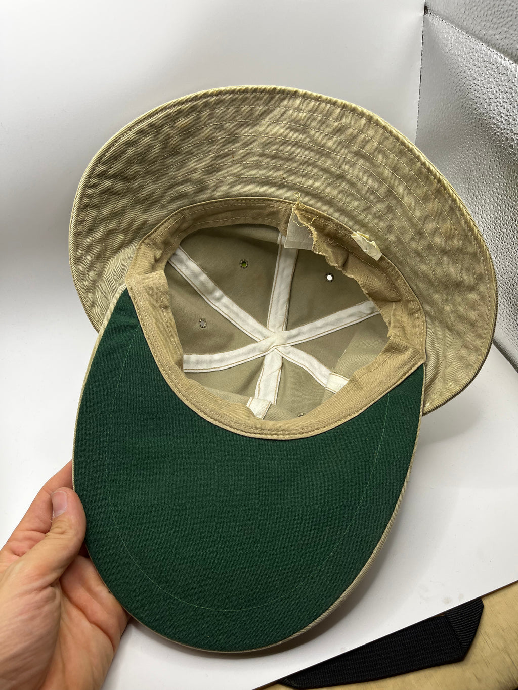 Vintage Shade Shack Fort Lauderdale Sun Fishing Longbill Tan Hat USA