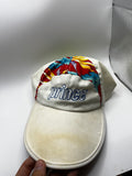 Vintage Prince Floral Longbill Tennis Sun Hat Let the Games Begin 90's