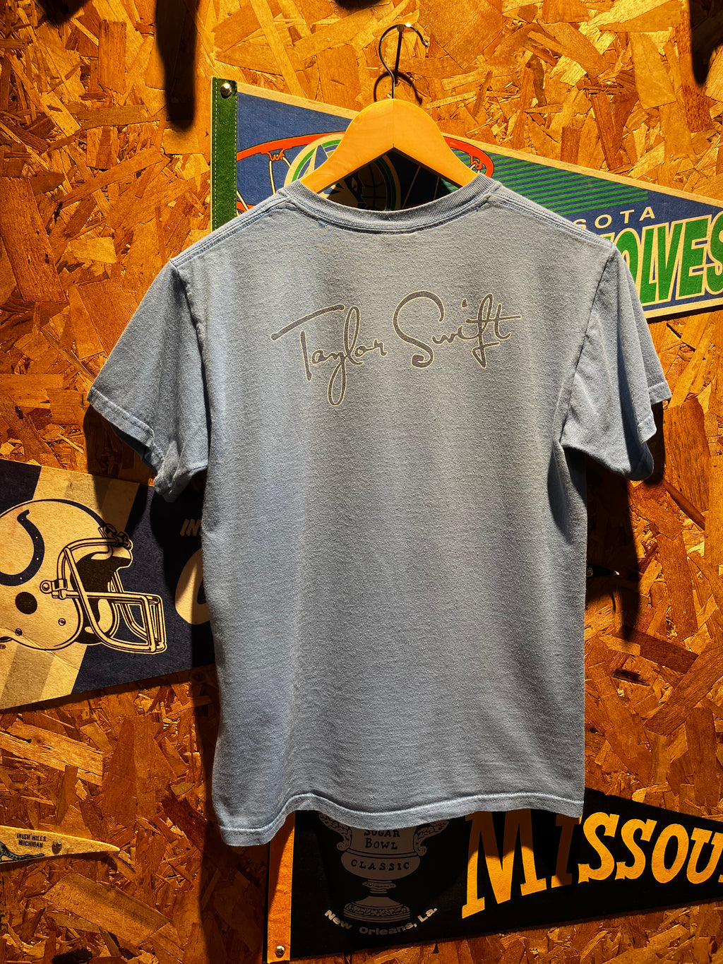 Vintage Taylor Swift Fearless 2009 Blue T-Shirt: Small