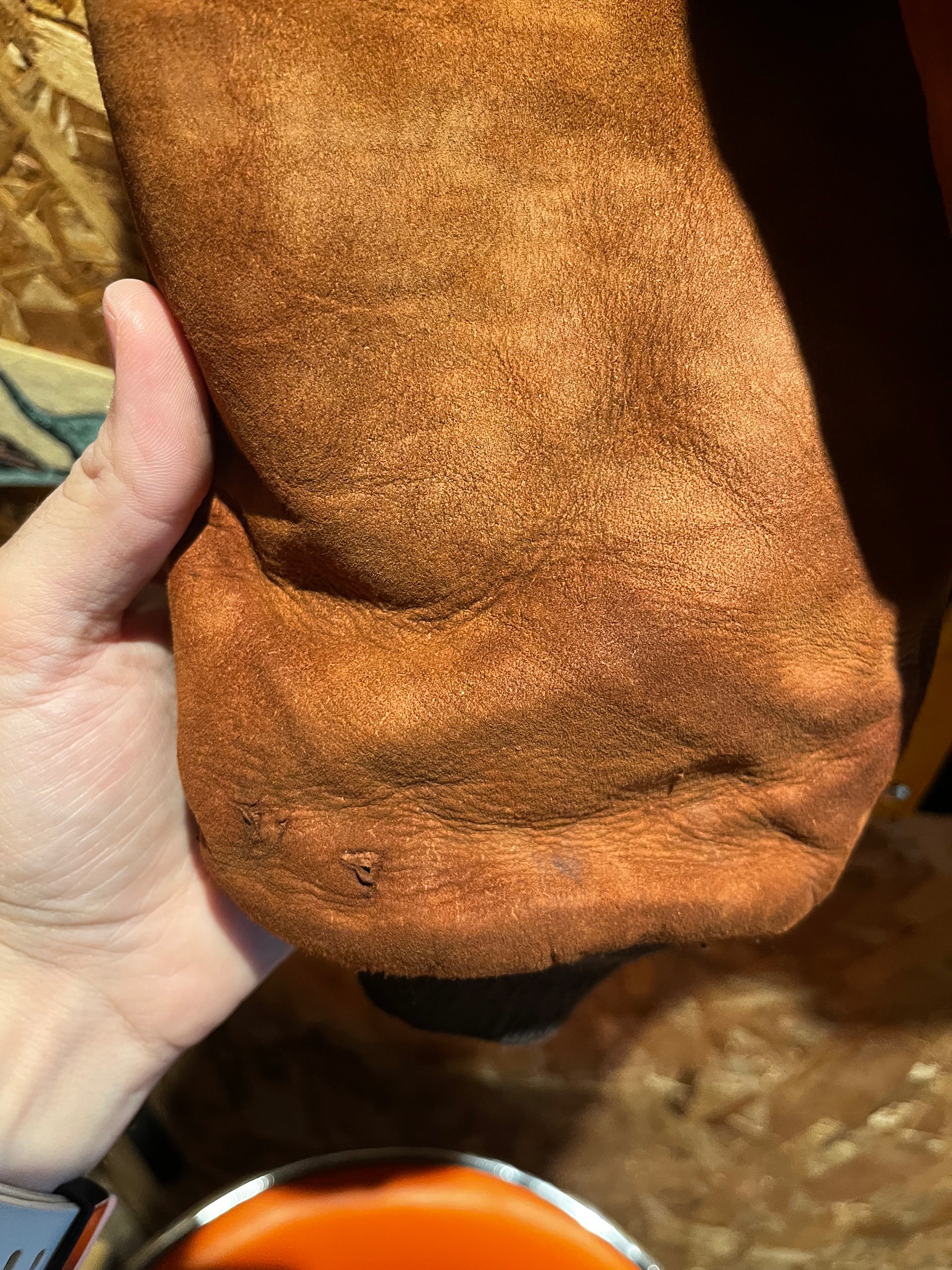 True Vintage 1960's JC Penney Brown Suede Bomber Jacket: Large