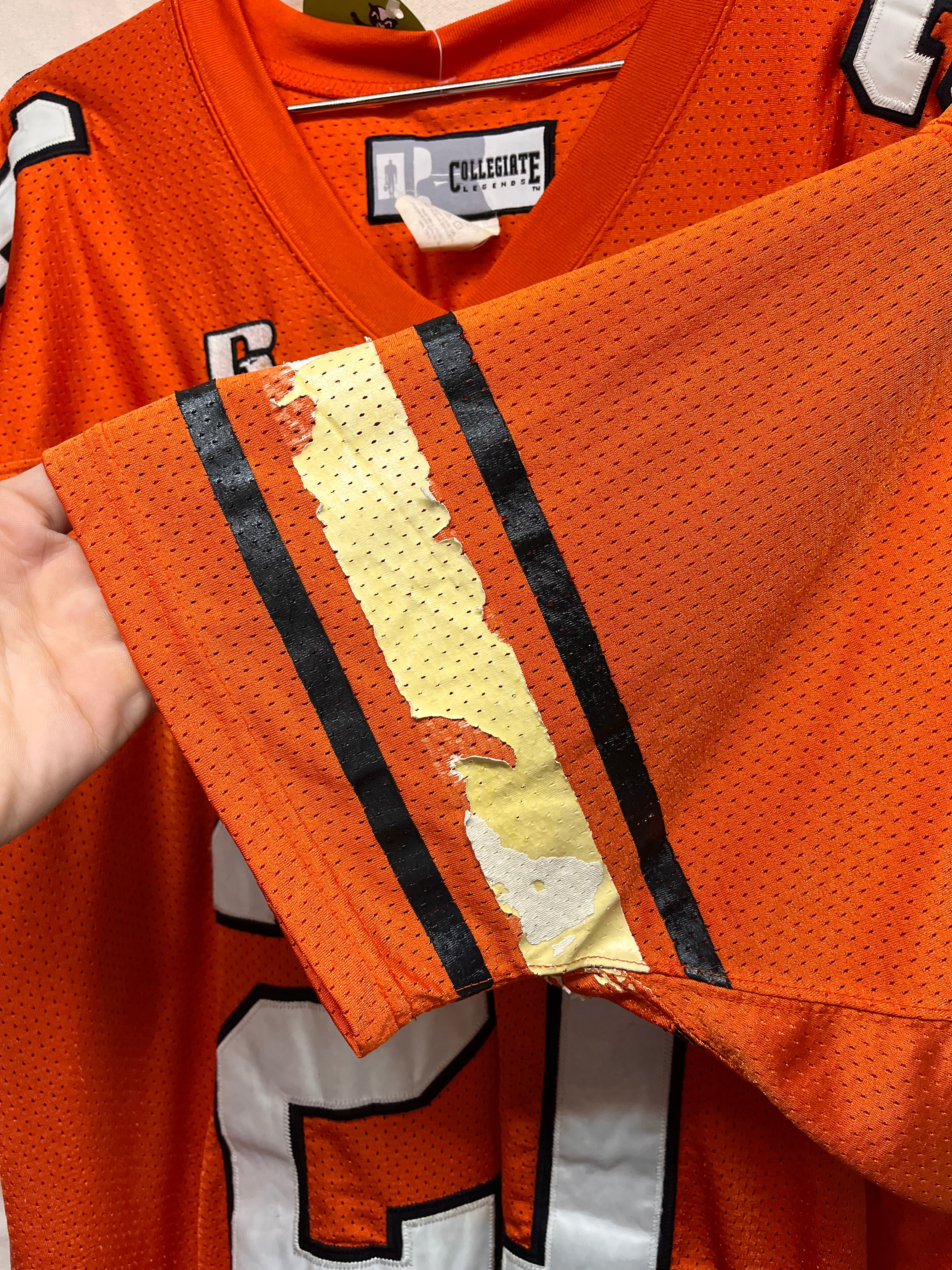 Vintage Oklahoma State University OSU Barry Sanders Russell Football Jersey: XXL (56)