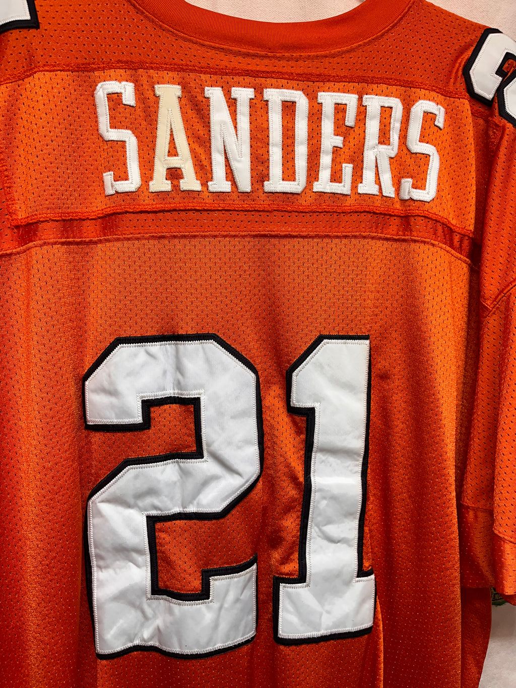 Vintage Oklahoma State University OSU Barry Sanders Russell Football Jersey: XXL (56)