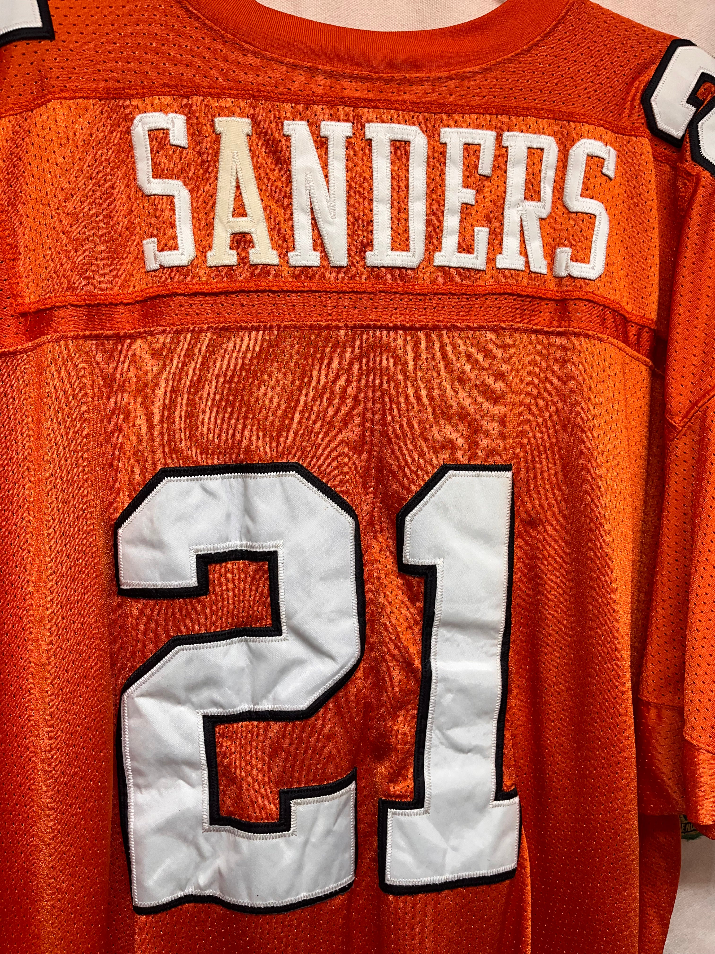 Vintage Oklahoma State University OSU Barry Sanders Russell Football Jersey: XXL (56)