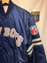 Load image into Gallery viewer, Vintage Dallas Cowboys NFL Spellout Navy Starter Satin Jacket: Medium
