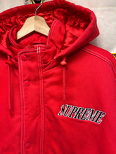 Load image into Gallery viewer, Supreme New York Mitchell and Ness Twill Stadium Jacket: Medium

