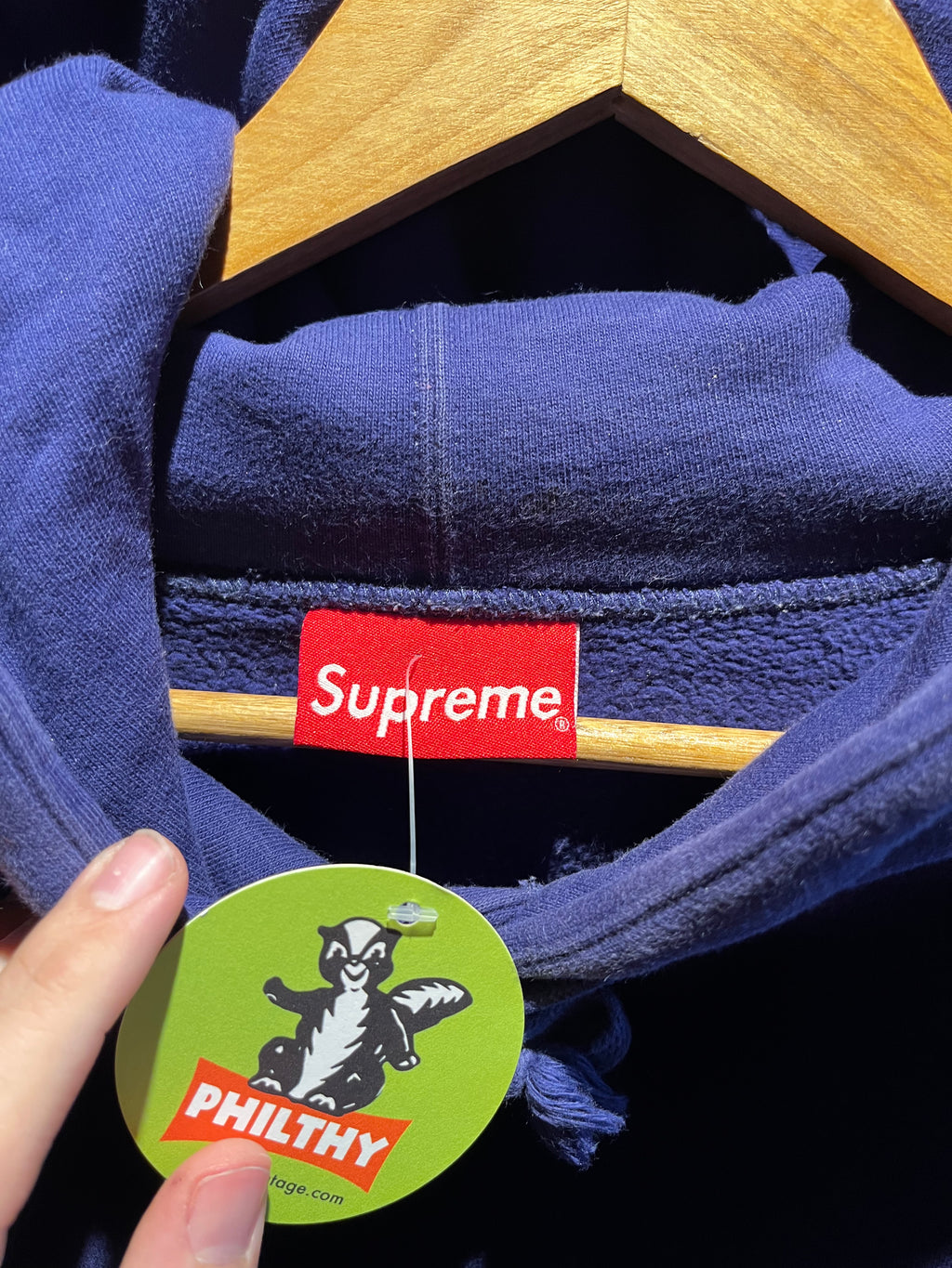 Supreme Metallic Rib Hooded Sweatshirt Purple Gold SS20: XL