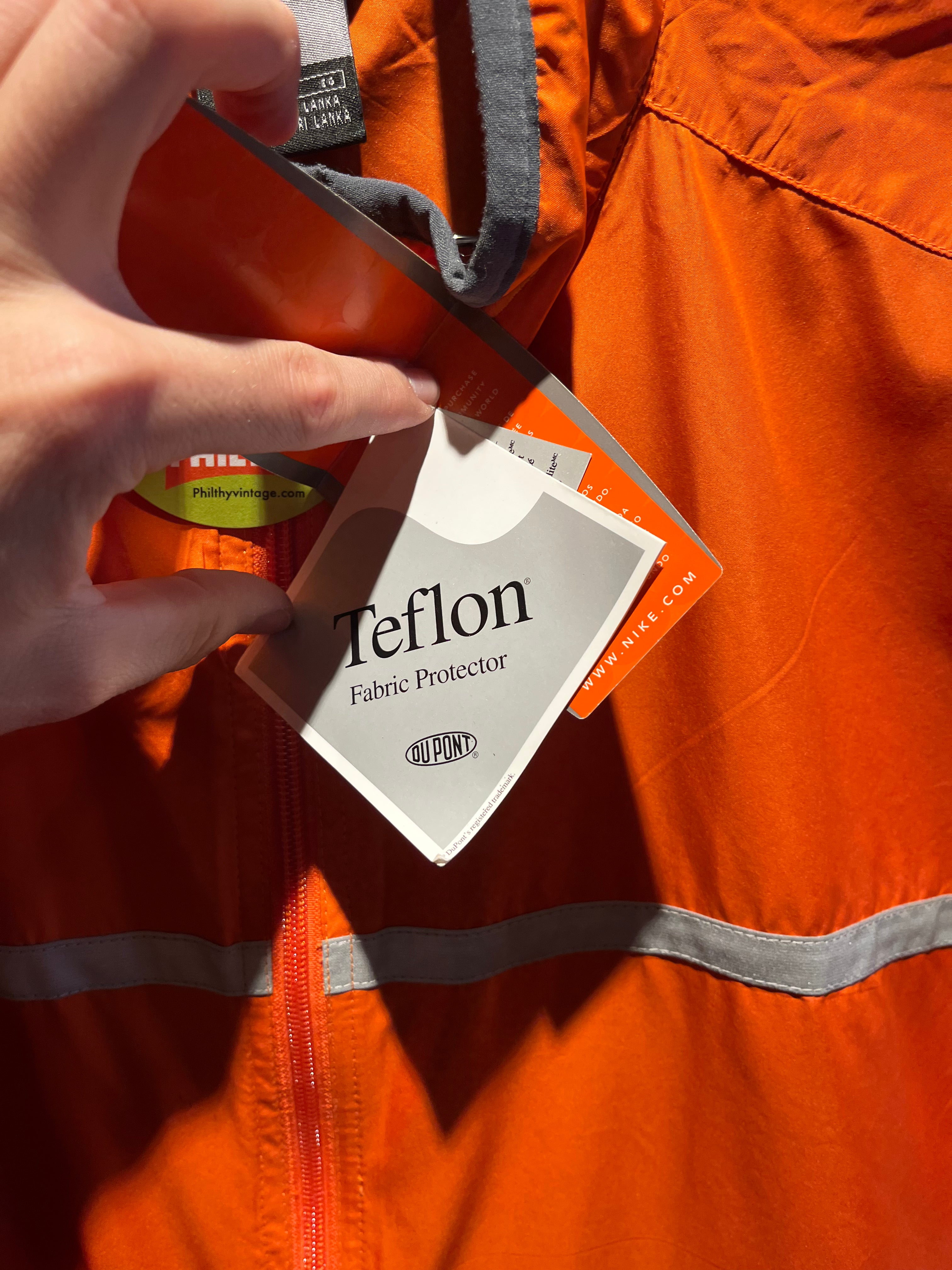 Vintage Nike Running 3M Orange Grey Vest Windbreaker Y2K NWT: XL