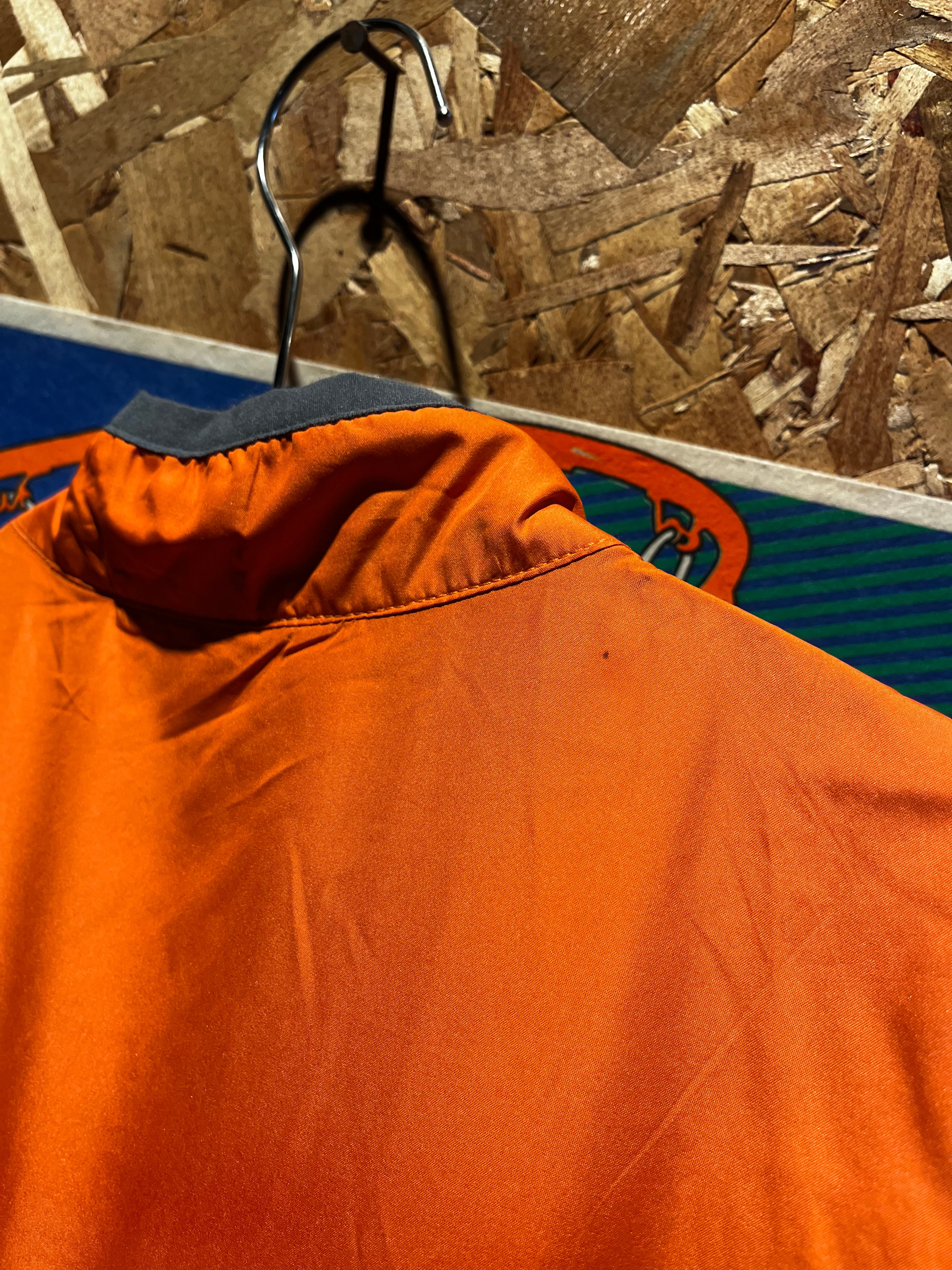 Vintage Nike Running 3M Orange Grey Vest Windbreaker Y2K NWT: XL