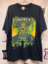 Load image into Gallery viewer, Vtg Soulfly Tribe World Noise Heavy Metal Band 1999 Blue Grape Black Tour T-Shirt: XL
