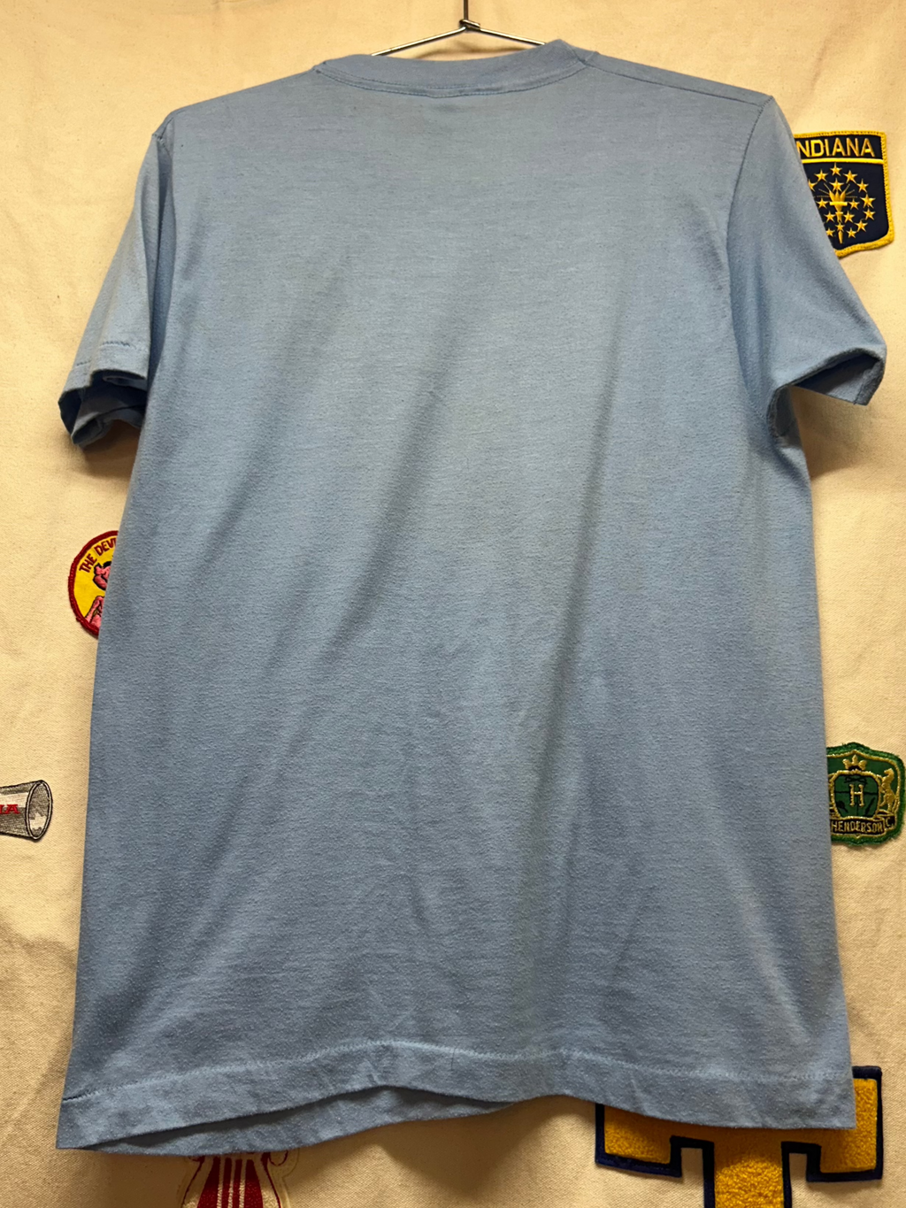 Vintage Light Blue Ford 4x4 Truck Graphic T-Shirt: Large