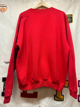 Load image into Gallery viewer, Vintage Indiana University Red Paisley Letters Cotton Crewneck: XL
