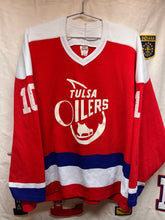 Load image into Gallery viewer, Vintage Tulsa Oilers 70&#39;s CHL CCM Practice Hockey Jersey: XL
