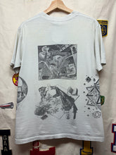 Load image into Gallery viewer, Vintage MC Escher All Over Print White Art T-Shirt 1988: Medium
