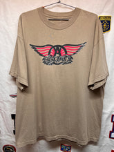 Load image into Gallery viewer, Vintage Aerosmith Nothing Can Stop This Rock 1998 Tan Concert Tour T-Shirt: XXL
