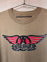 Load image into Gallery viewer, Vintage Aerosmith Nothing Can Stop This Rock 1998 Tan Concert Tour T-Shirt: XXL
