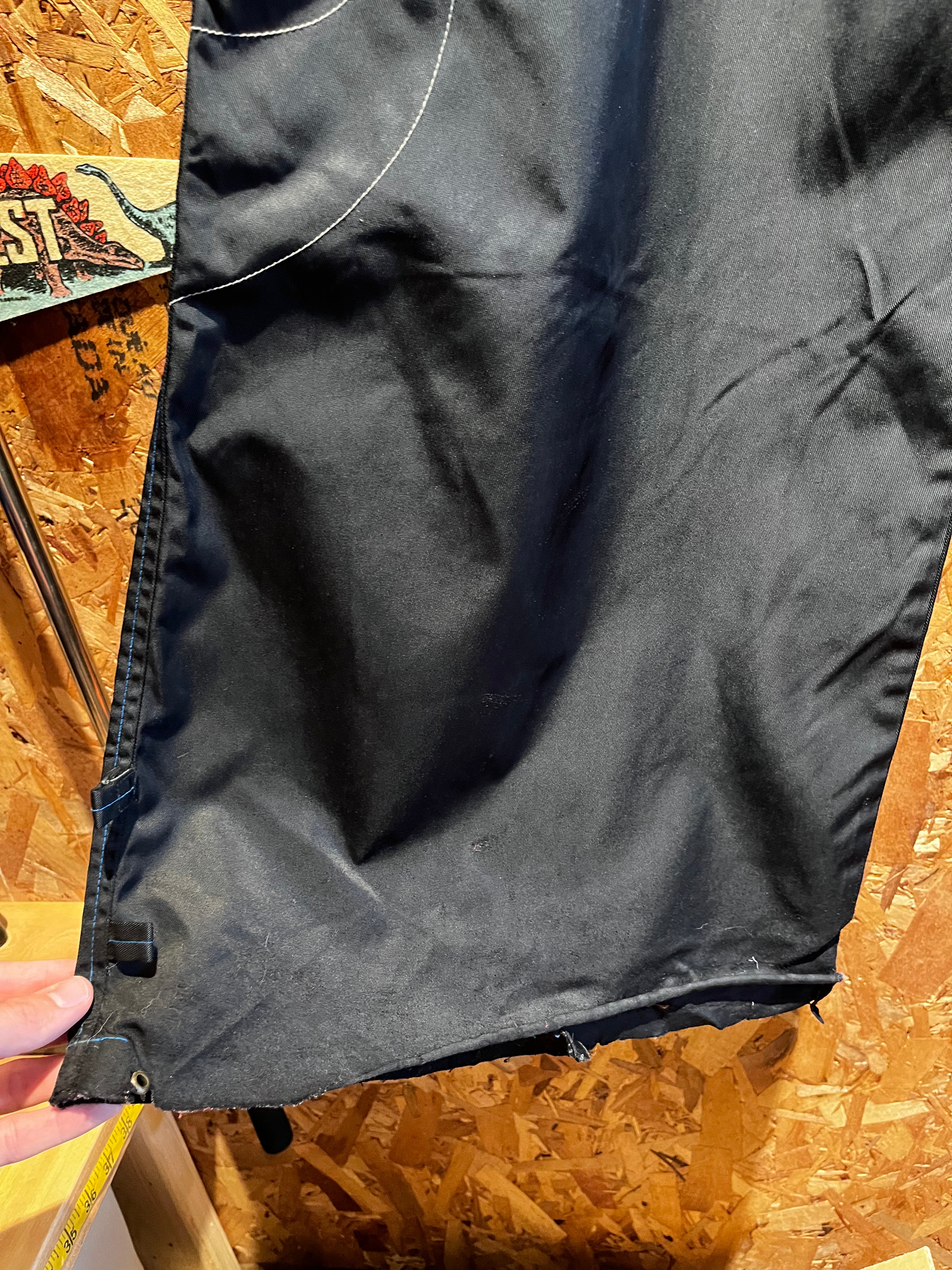 VIntage Kikwear KWR Black Blue Rave Baggy Y2K Pants: 32x31